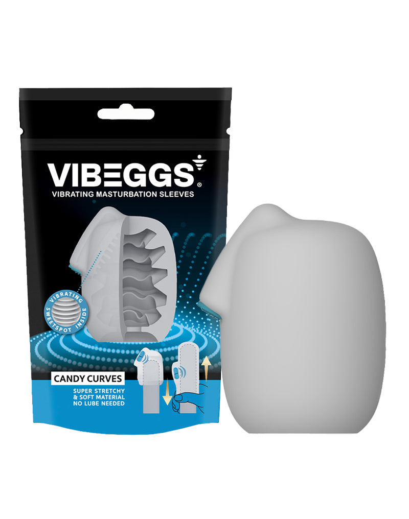 VIBEGGS - Candy Curves - Vibrating Masturbation Sleeve