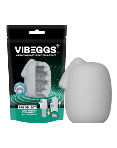 VIBEGGS - Ribs Delight - Vibrating Masturbation Sleeve