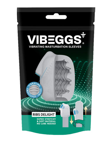VIBEGGS - Ribs Delight - Vibrating Masturbation Sleeve - Image 2