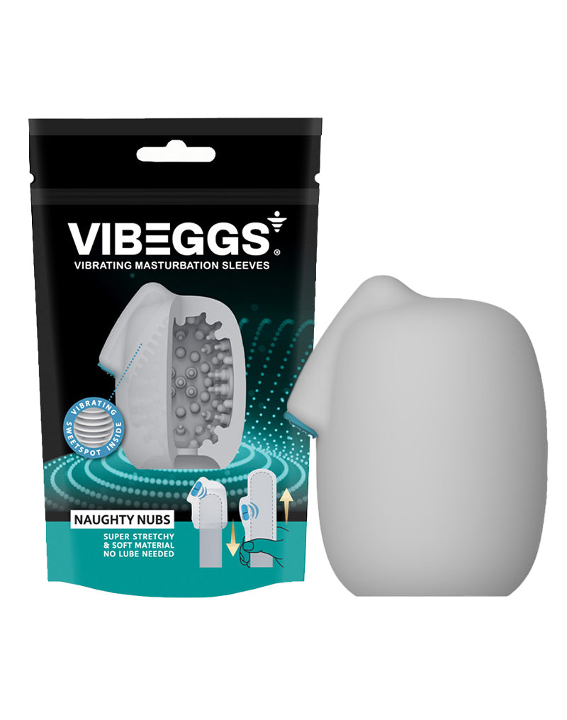 VIBEGGS - Naughty Nubs - Vibrating Masturbation Sleeve