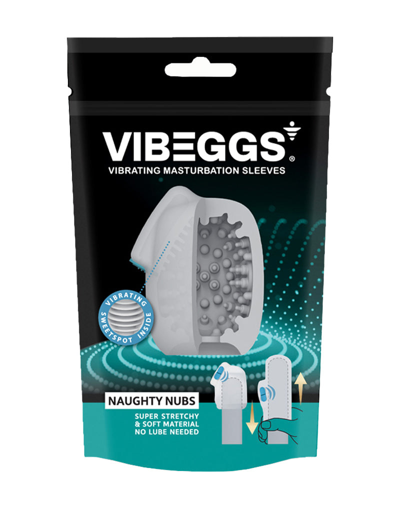 VIBEGGS - Naughty Nubs - Vibrating Masturbation Sleeve - Image 2