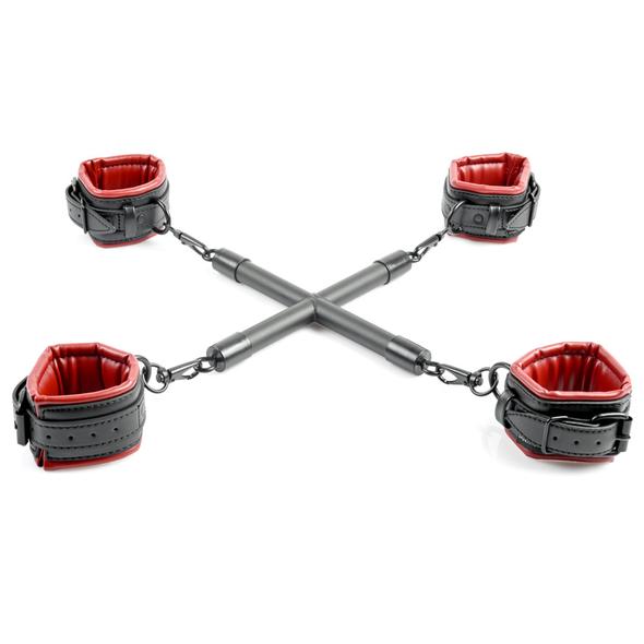 Saffron Hog Tie & Cuff Set by Sportsheets