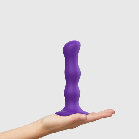 Strap On Me - Dildo Geisha Balls - Medium - Purple