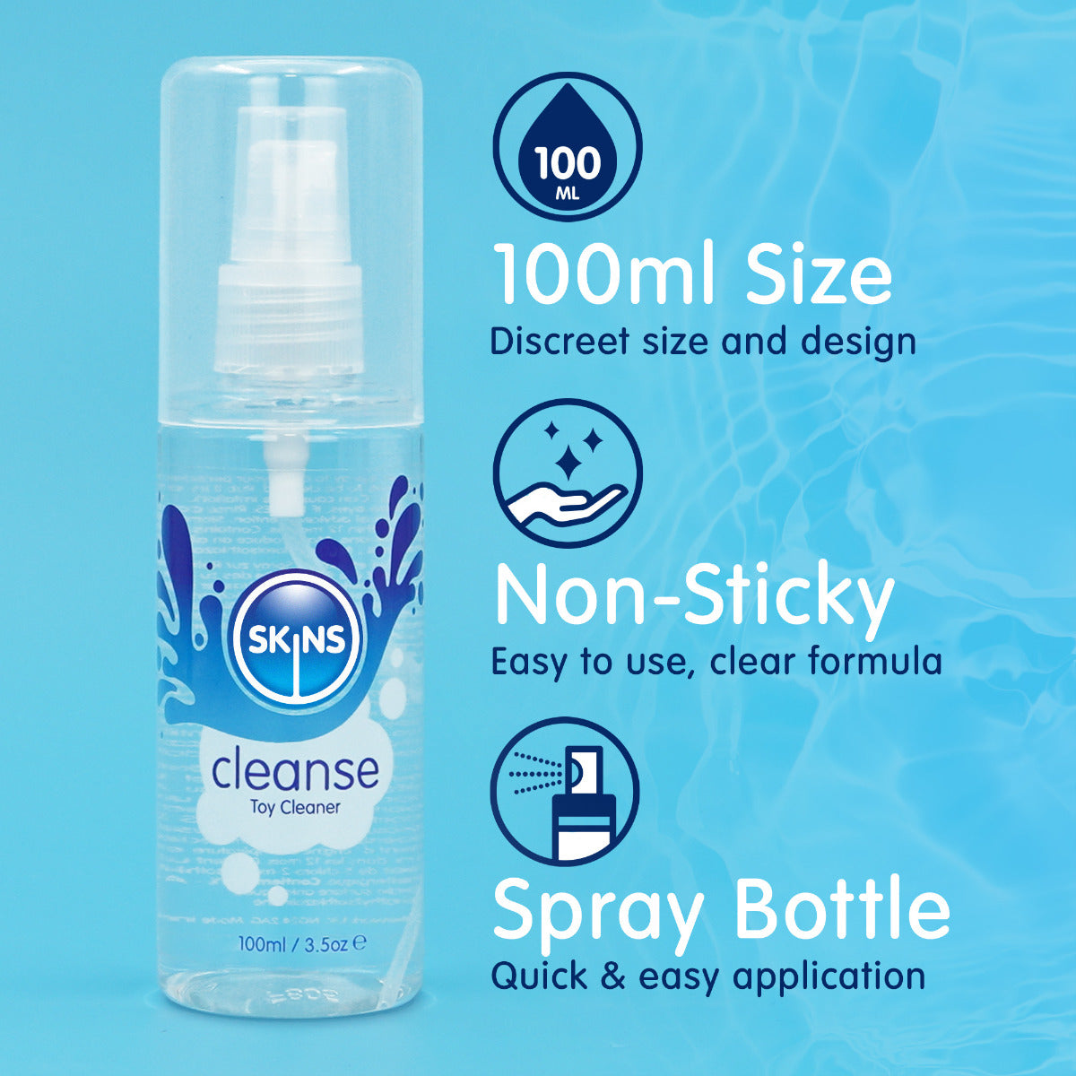 Skins Cleanse Toy Cleaner 100ml - Image 3
