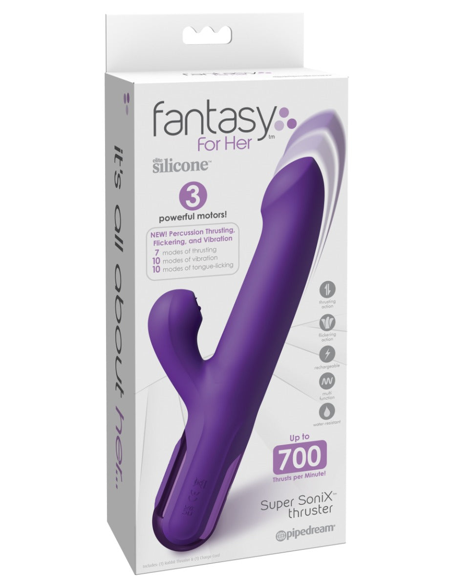 Pipedream - Fantasy For Her - Super SoniX Thruster - Purple