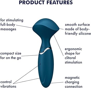 Satisfyer Mini Wand-er - Blue - Image 4