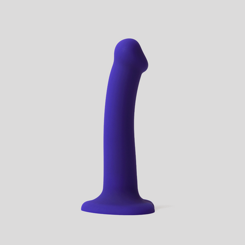 Strap On Me - Glow-LED Dildo Purple - M - Image 3
