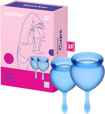 Satisfyer Feel Good Menstrual Cup - Dark Blue