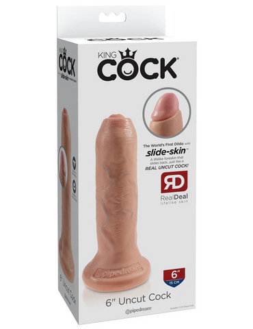 Pipedream - King Cock - 6" Uncut - Light