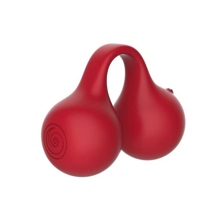 SVibe Snail TWINN Finger Vibrator - Cherry (Red) - NO APP by Snail Vibe - Image 3