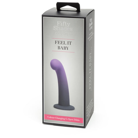 Fifty Shades of Grey Feel it Baby 7 inch Colour Changing Silicone Dildo - Image 3