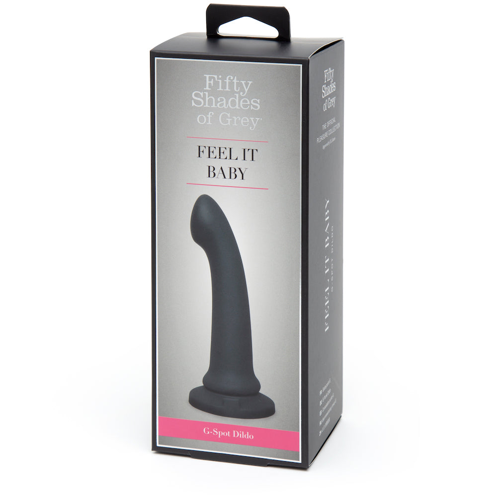 Fifty Shades of Grey Feel it Baby 7 Inch Silicone G-Spot Dildo - Image 4