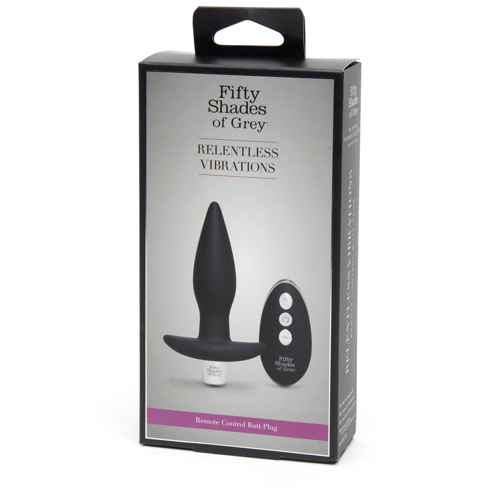 Fifty Shades of Grey Relentless Vibrations Remote Control Butt Plug - Image 4
