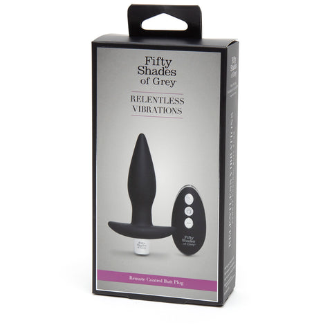Fifty Shades of Grey Relentless Vibrations Remote Control Butt Plug - Image 4