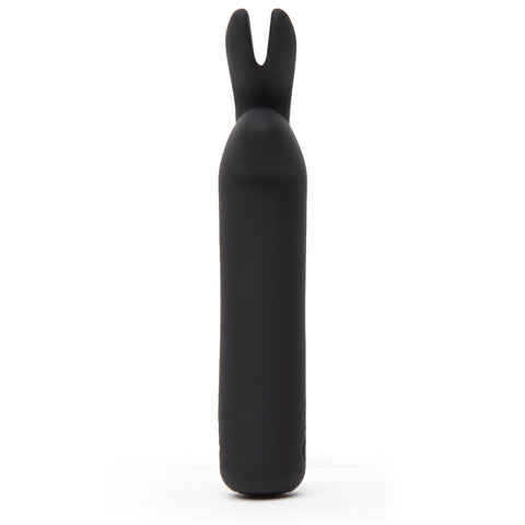 Happy Rabbit Rechargeable Vibrating Bullet - Black - Image 2