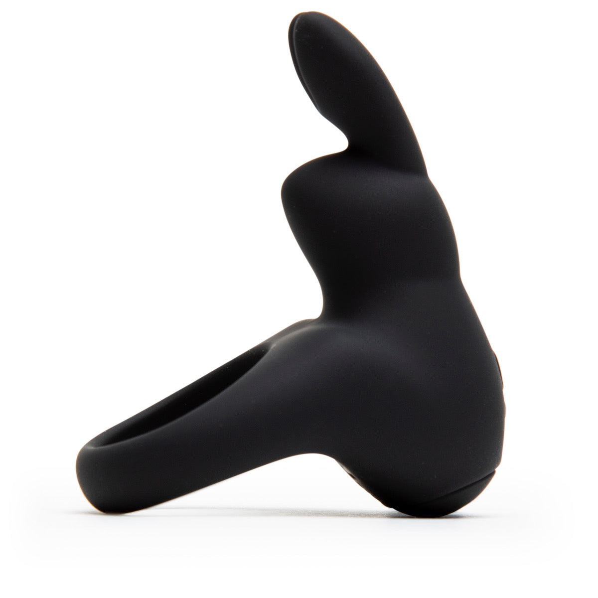 Happy Rabbit Rechargeable Vibrating Rabbit Cock Ring - Black - Image 2