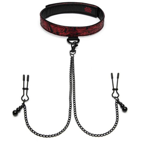 Fifty Shades of Grey Sweet Anticipation Collar Nipple Clamps - Image 2