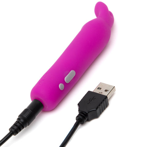 Happy Rabbit Rechargeable Vibrating Bullet - Purple - Image 3