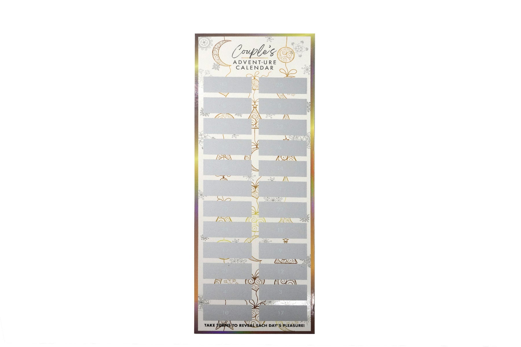 The Couple's Advent-ure Scratch Calendar by CC Games - Image 3