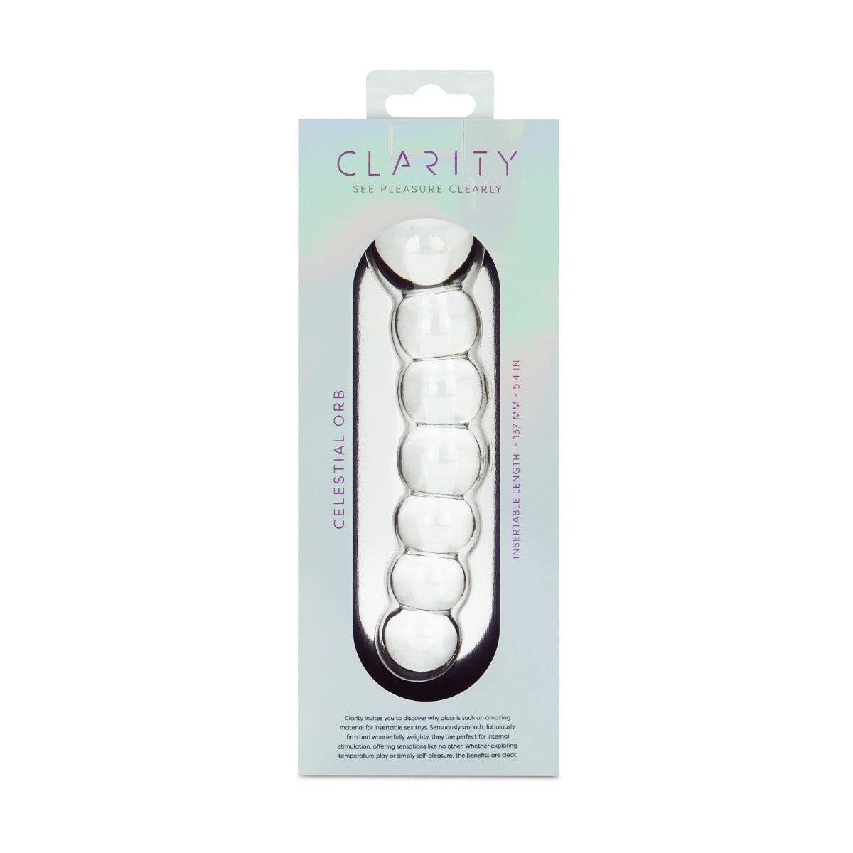 Clarity - Glass Dildo - Celestial Orb - Image 4
