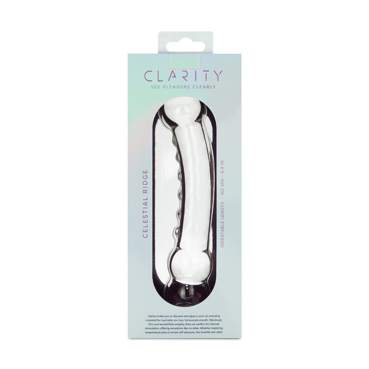 Clarity - Glass Dildo - Celestial Ridge - Image 4