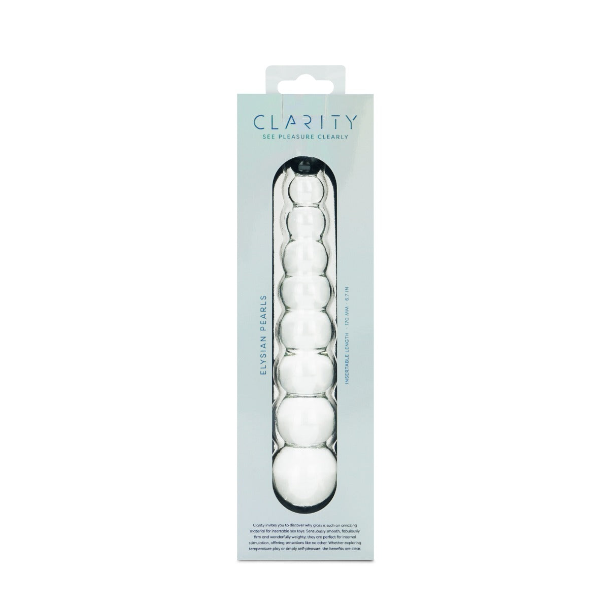 Clarity - Glass Dildo - Elysian Pearls - Image 4
