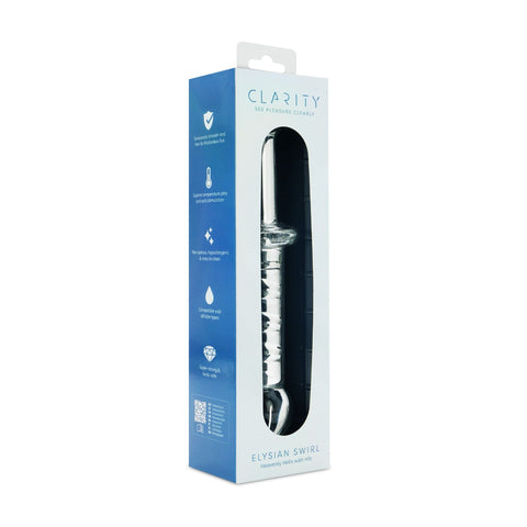 Clarity - Glass Dildo - Elysian Swirl - Image 2
