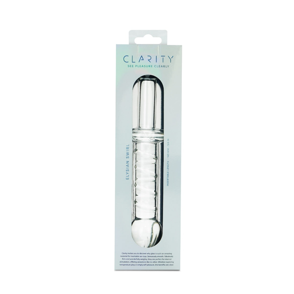 Clarity - Glass Dildo - Elysian Swirl - Image 4
