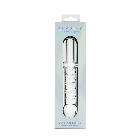 Clarity - Glass Dildo - Elysian Swirl