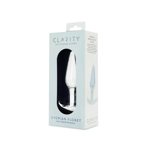 Clarity - Glass Dildo - Utopian Floret - Image 3