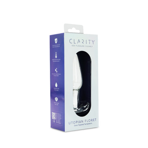 Clarity - Glass Dildo - Utopian Floret - Image 2