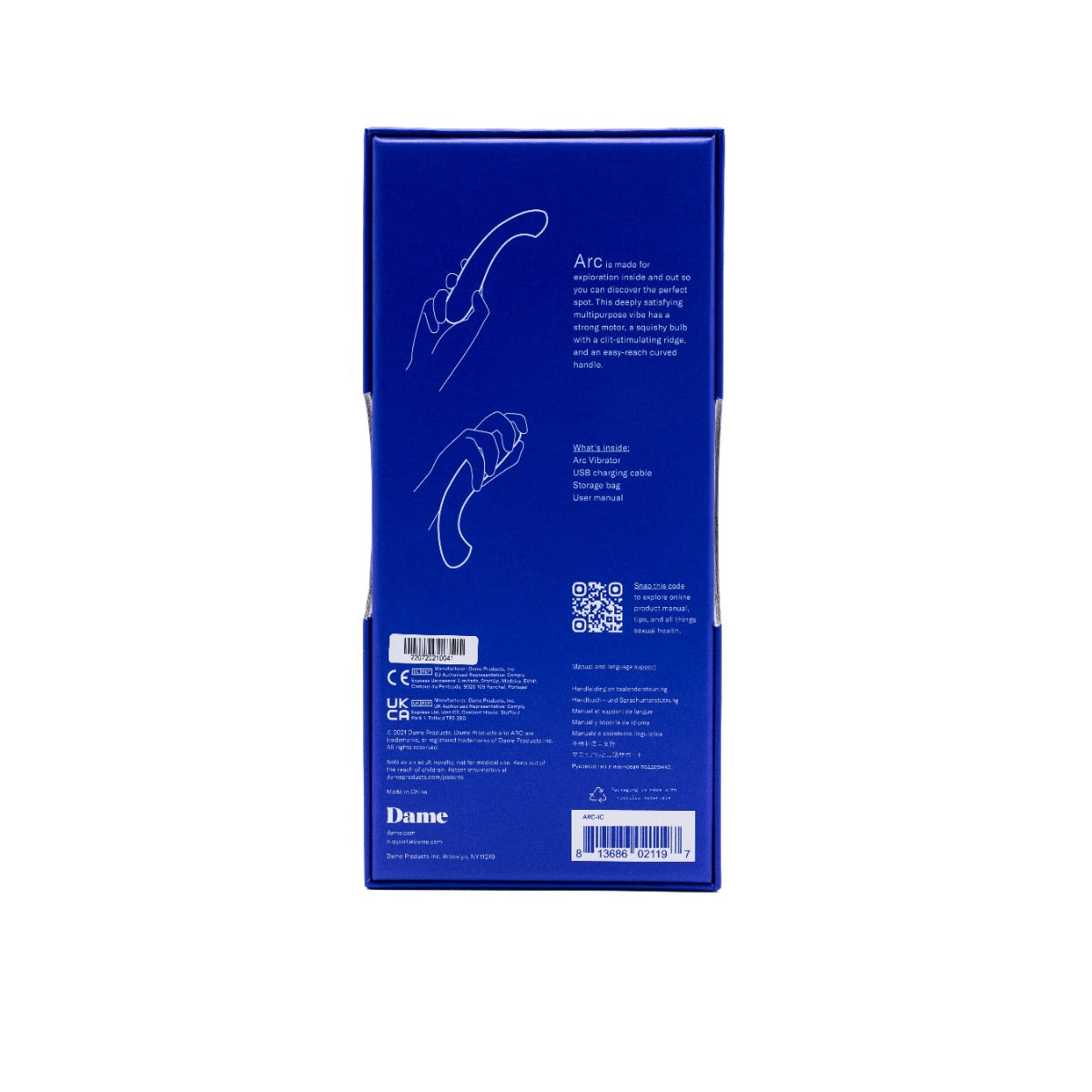 DAME - Arc - G-Spot Vibrator - Ice - Image 2