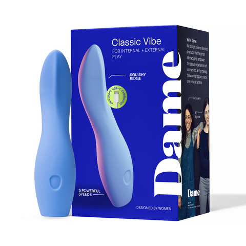 DAME - Dip Classic Vibrator - Periwinkle