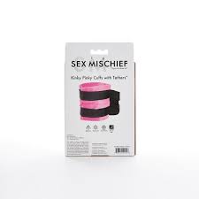 S&M Kinky Pinky Cuffs with Tethers by Sex & Mischief