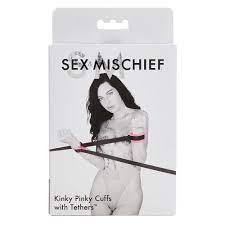 S&M Kinky Pinky Cuffs with Tethers by Sex & Mischief - Image 2