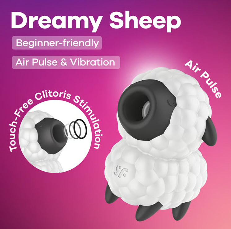 Satisfyer Dreamy Sheep - Double Air Pulse Vibrator - Image 4