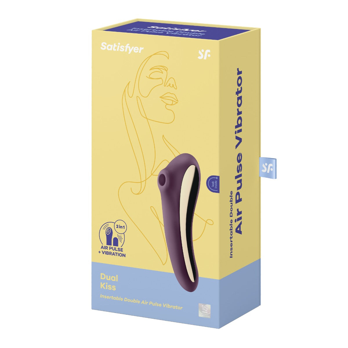 Satisfyer Dual Kiss - Burgundy
