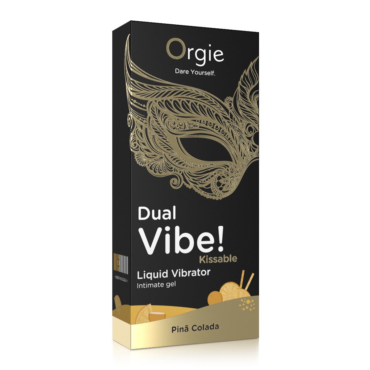 Orgie Dual Vibe - Kissable Liquid Vibrator - Pina Colada - Image 4
