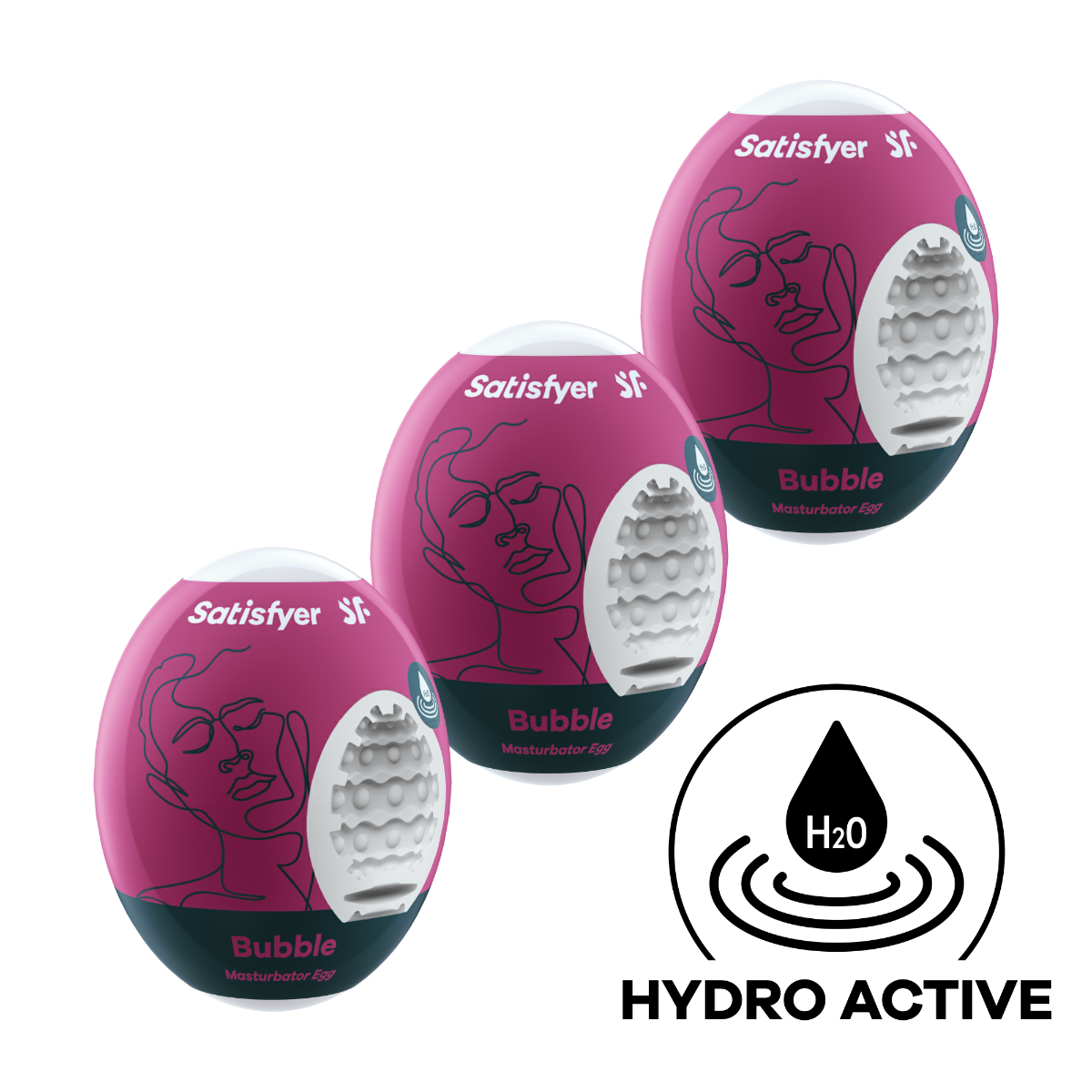 Satisfyer 3er Set Bubble - Violet - Image 2