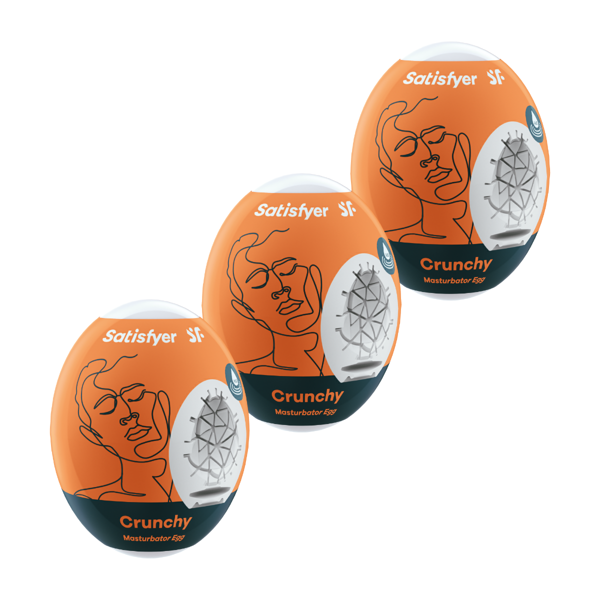 Satisfyer 3er Set Crunchy - Orange - Image 2