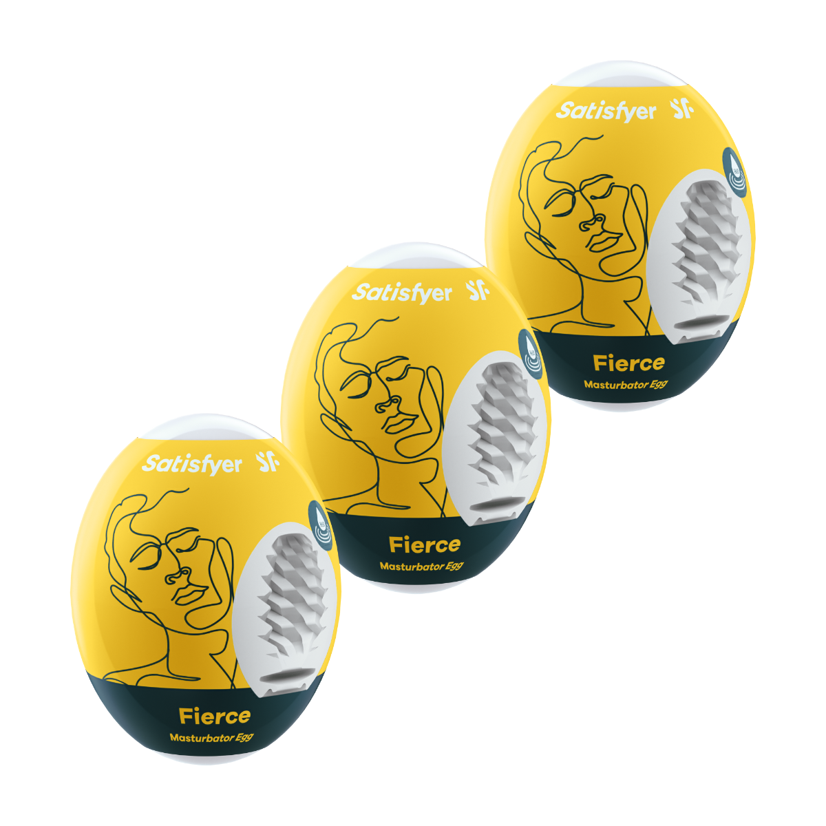 Satisfyer 3er Set Fierce - Yellow - Image 2
