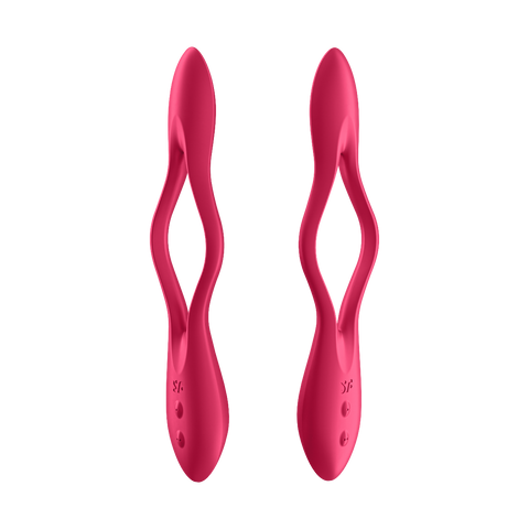 Satisfyer Elastic Joy Red Bendable Multi Vibrator - Image 3