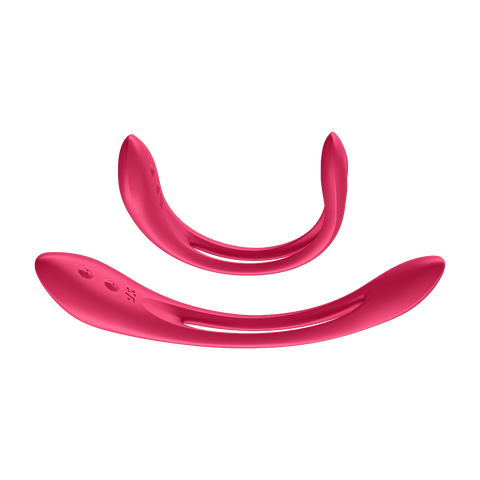 Satisfyer Elastic Joy Red Bendable Multi Vibrator - Image 4