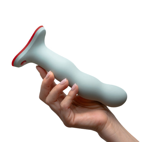 Fun Factory Bouncer Dildo - Sage Green - Image 4