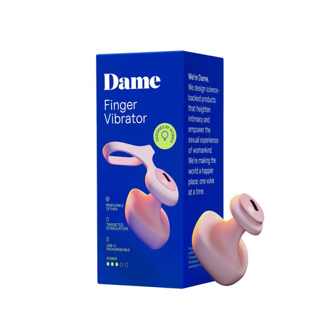 DAME - Fin 2.0 Finger Vibrator - Quartz