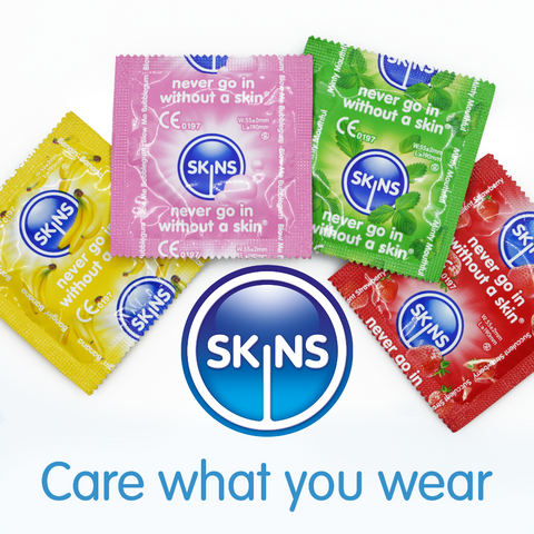 Skins Condoms Flavours Assorted FOIL (BAG 500) - Image 2