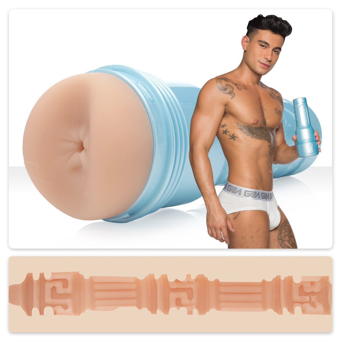 Fleshjack Boys - Ricky Roman Dolce Signature Butt by Fleshlight