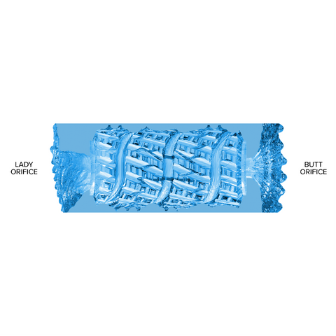 Fleshlight Quickshot - Alien Blue Metallic Lady/Butt - Image 4