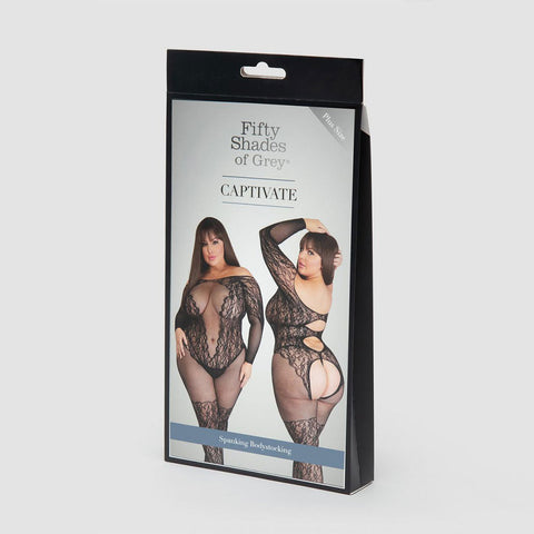 Fifty Shades of Grey Captivate Spanking Bodystocking One Size Curve - Image 3