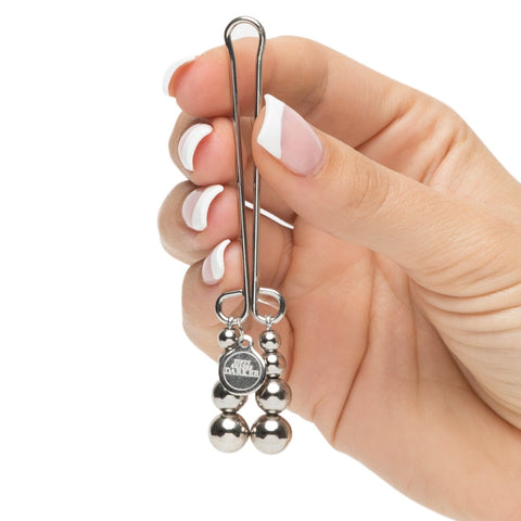 Fifty Shades Darker Just Sensation Beaded Clitoral Clamp by Fifty Shades of Grey